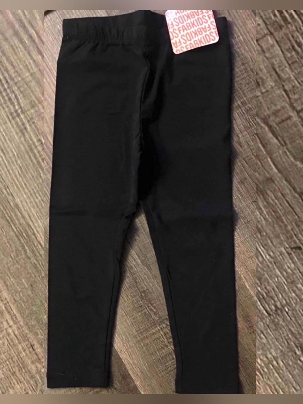 New Baby & Toddler Girls Size 5T Super Soft Black Fabkids Leggings